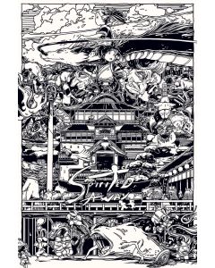 Spirited Away - Black & White