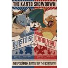 Pokemon - Red Charizard vs Blue Blastoise