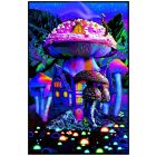 Mushroom House Blacklight (Non Flocked)