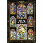 Zelda - Stained Glass Collage